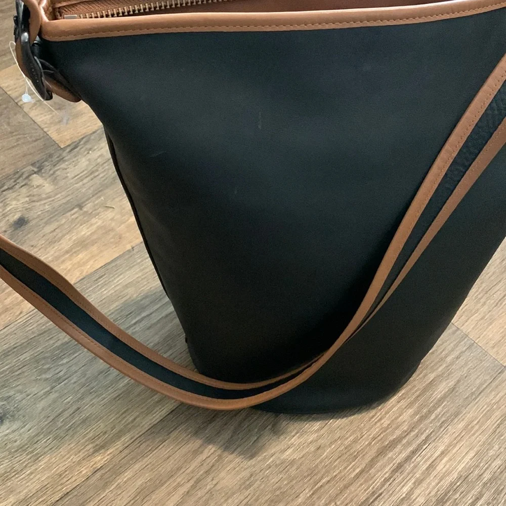NWT Coach 75th Anniversary calf leather Limited Addition Duffel Shoulder bucket